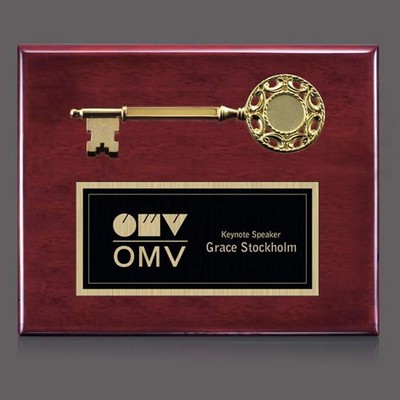 Key Plaque - Rosewood 10½"x13"