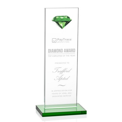 Bayview Gemstone Award - Emerald 9"