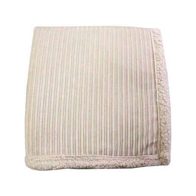 KANATA BLANKETS Corduroy Lambswool Throw Blanket