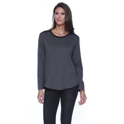 STAR TEE Ladies' CVC Melrose Long-Sleeve T-Shirt