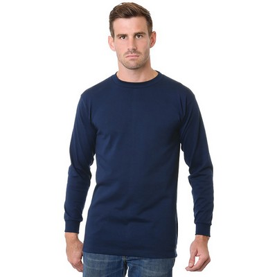 BAYSIDE Unisex Big & Tall USA Made Long Sleeve T-Shirt