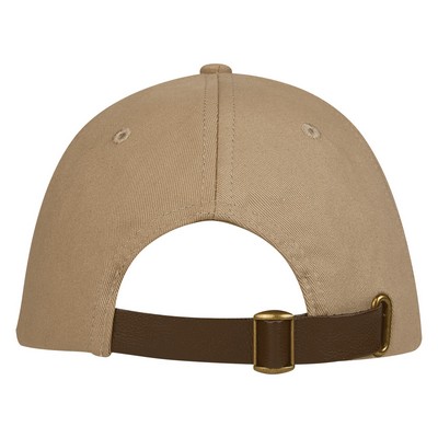 Washed Cotton Dad Chino Cap