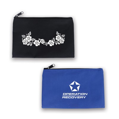 Zippered Polyester Pouch