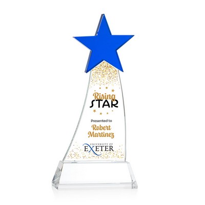 VividPrint™ Award - Manolita Blue/Clear 10½"