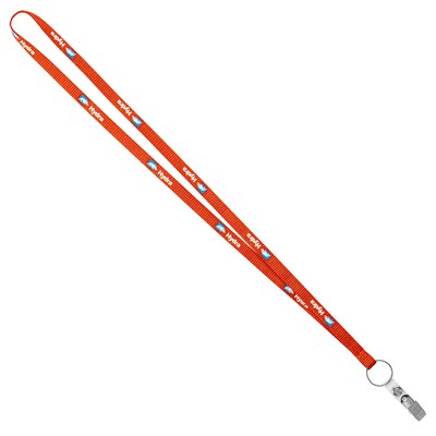 3/8" Recycled Screen Printed Lanyard