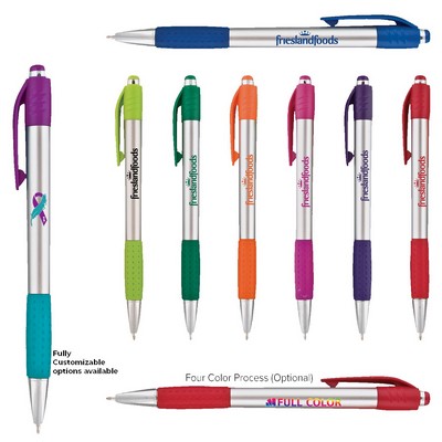 Fusion Silver Gripper Pen