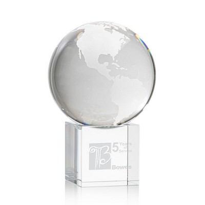 Globe on Cube - Optical 5" Diameter