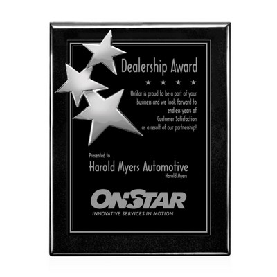 Constellation Plaque - Black/Chrome 12"x15"