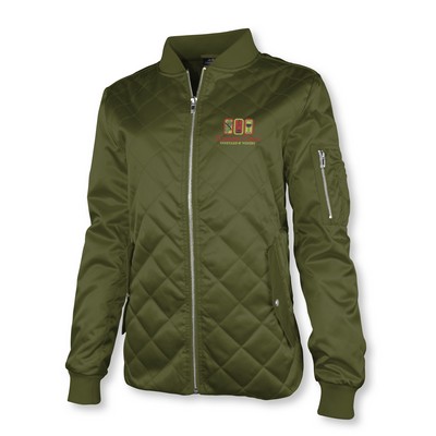 Women's Quilted Boston Flight Jacket