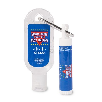 Fresh and Clean Lip Balm Sanitizer Combo