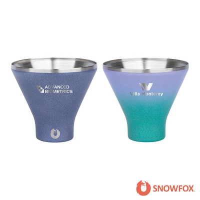 Snowfox 8 oz. Shimmer Finish Vacuum Insulated Martini Cup