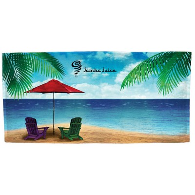 Xpress Towels Water's Edge Stock Design Beach Towel