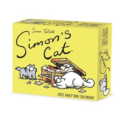 Simon's Cat 2025 6.2" x 5.4" Box Calendar