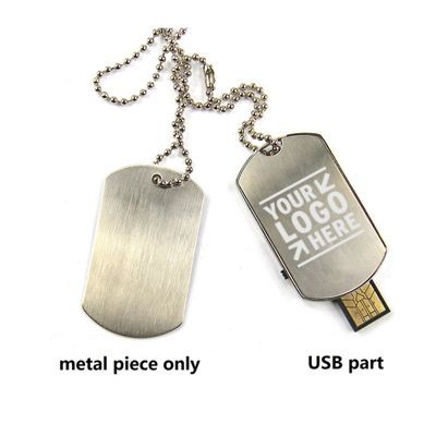 1 GB Dog Tag Style Flash Drive