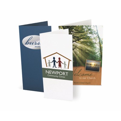 Digital Print Mini Pocket Folder - Standard White Paper