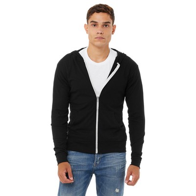 BELLA+CANVAS Unisex Triblend Full-Zip Lightweight Hoodie