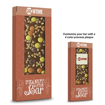 Belgian Chocolate Bar w/ Peanut Butter Chips (3.5 Oz.)