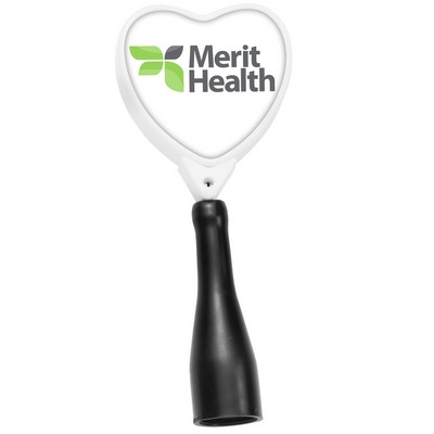 Anti-Microbial Heart Retractable Pen Holder