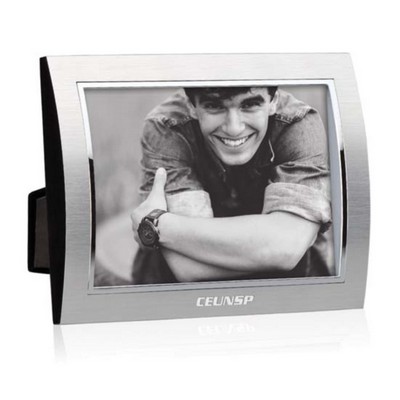 Curvo Frame - 5"x7" Silver/Silver