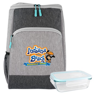 Bay Backpack Glass Lunch Set