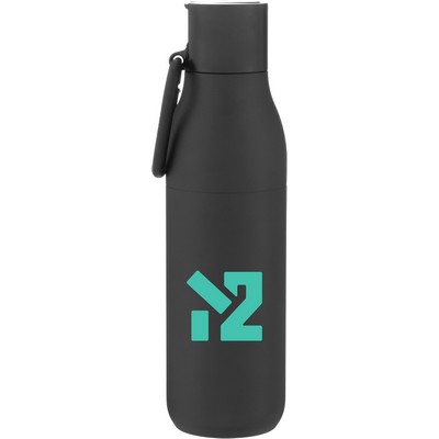 25 oz Larq Flip Top Bottle (Obsidian Black)