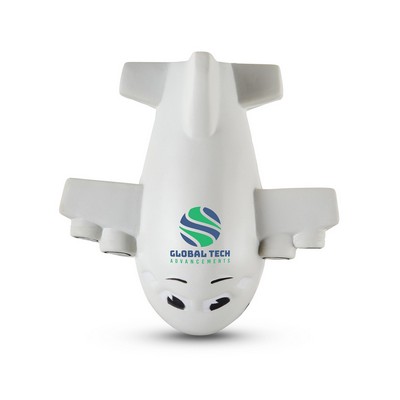 Prime Line Smiling Airplane Shape Stress Ball