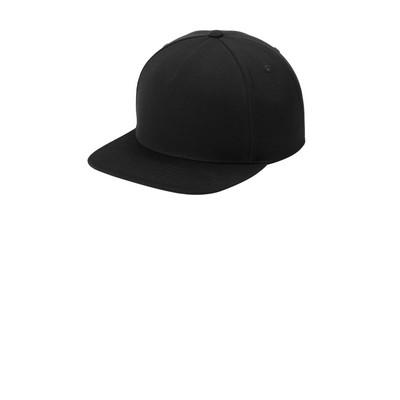 Sport-Tek® Yupoong® Premium 5-Panel Snapback Cap