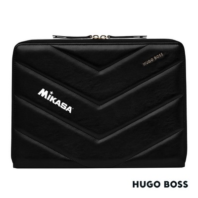 Hugo Boss® A4 Triga Conference Folder- Black