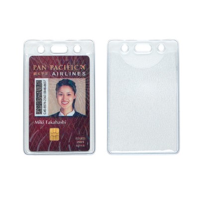 Clear Vertical Card Holder