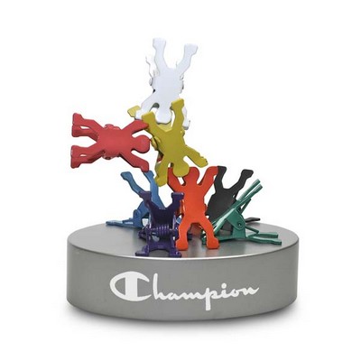 Acrobat Colorful People Shaped Clips on Magnetic Base