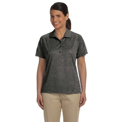 Harriton Ladies' Polytech Mesh Insert Polo