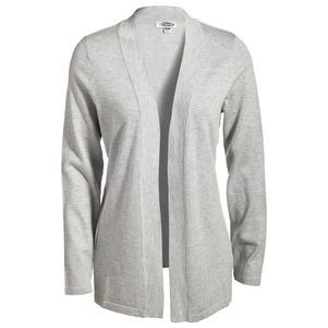 Ladies' Shirttail Open Cotton Cardigan