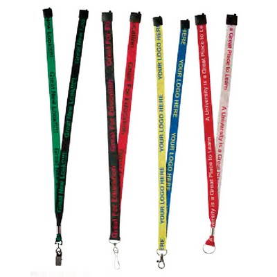 5/8" - 3/4" Two Tone Woven Lanyards