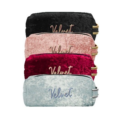 Doppelganger Velvet Neoprene Pouch