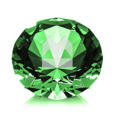 Optical Gemstone - 4" Emerald