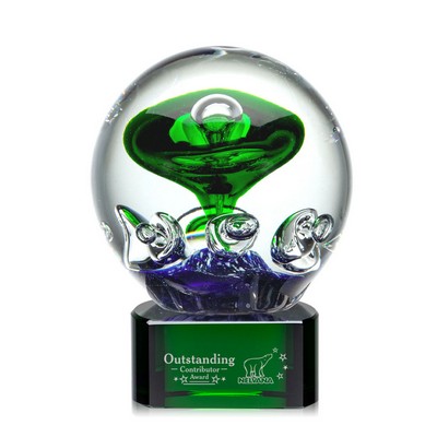 Aquarius Award on Paragon Green - 4¾" Diam