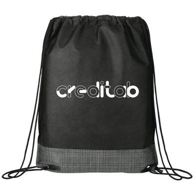 Crossweave Heat Sealed Drawstring Bag