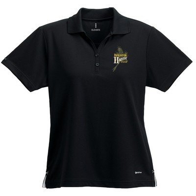 Women's MORENO TEXT MICRO SS POLO