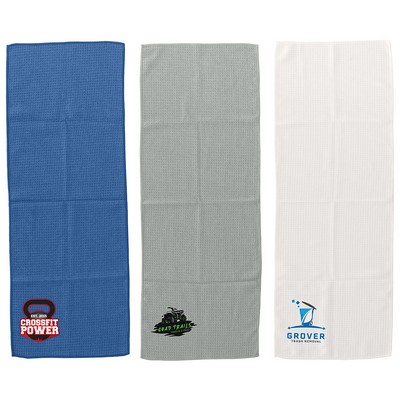 Gridiron 12" x 32" Waffle Microfiber Sports Towel