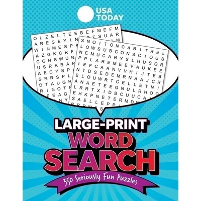 USA TODAY Large-Print Word Search (350 Seriously Fun Puzzles)