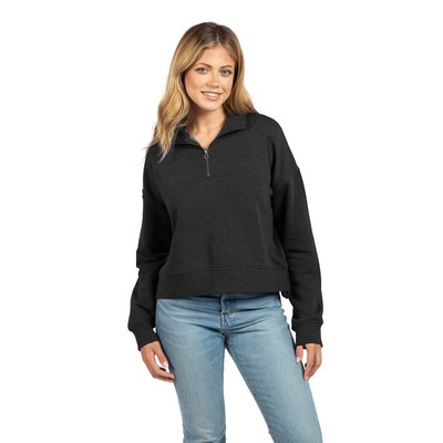 CHICKA D Ladies' Halftime Quarter-Zip