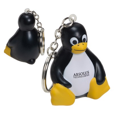 Sitting Penguin Stress Reliever Key Chain