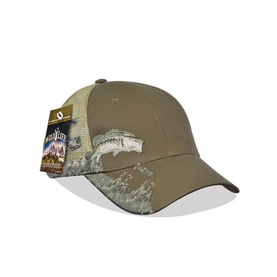 Wildlife Bass Mesh Cap