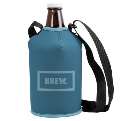 Neoprene Growler Cover w/Strap & Hook Closure