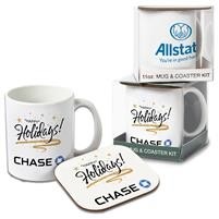 Mug & Hard Coaster Gift Set