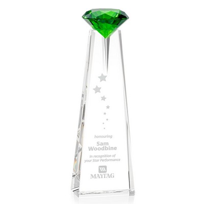 Alicia Award - Optical/Emerald 11"