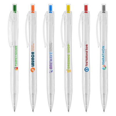 Aqua Clear - RPET Recycled Plastic Pen - ColorJet