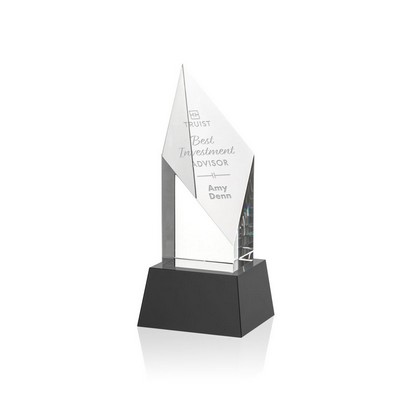 Vertex Award on Base - Optical/Black 8"