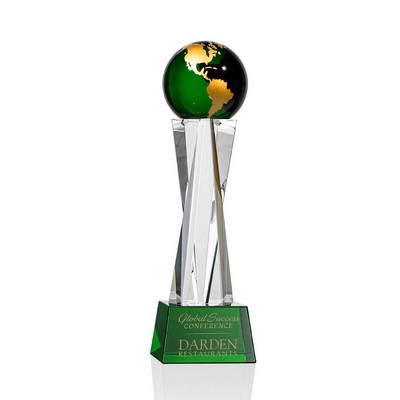 Havant Globe Award - Green/Gold 11½"