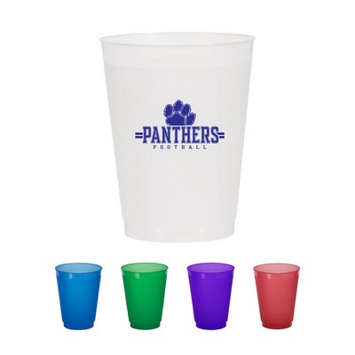 16 Oz. Frosted Reusable Flex Stadium Cup